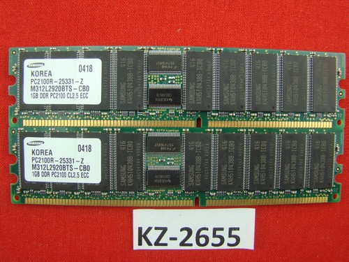 2x1gb samsung ddr1 pc2100r - samsung,